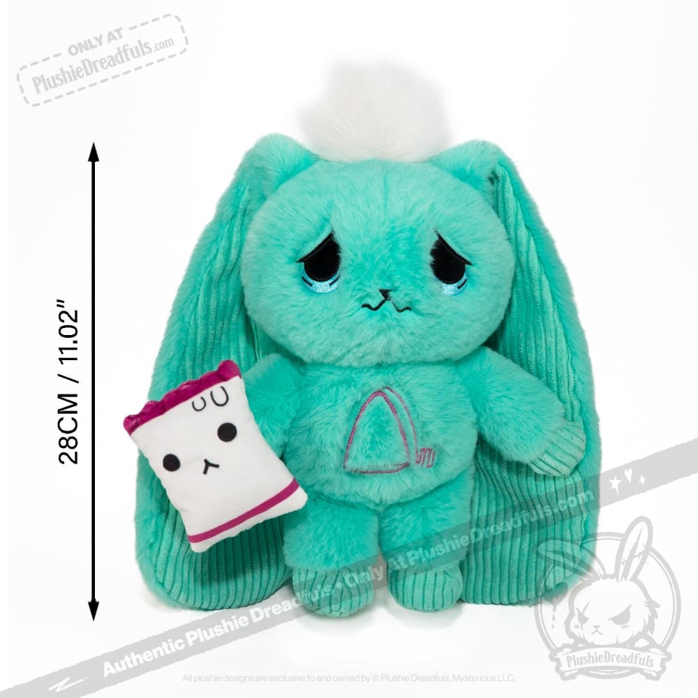 Plushie Dreadfuls Gastroparesis Rabbit - Soft Stuffed Animal Toy for Awareness & Comfort | Perfect for Medical Support, Gift Giving & Emotional Comfort