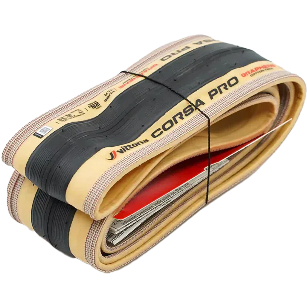 Corsa Pro 700c x 28mm TLR Folding Road Bike Tire - Black/Para - High Performance for Racing & Training