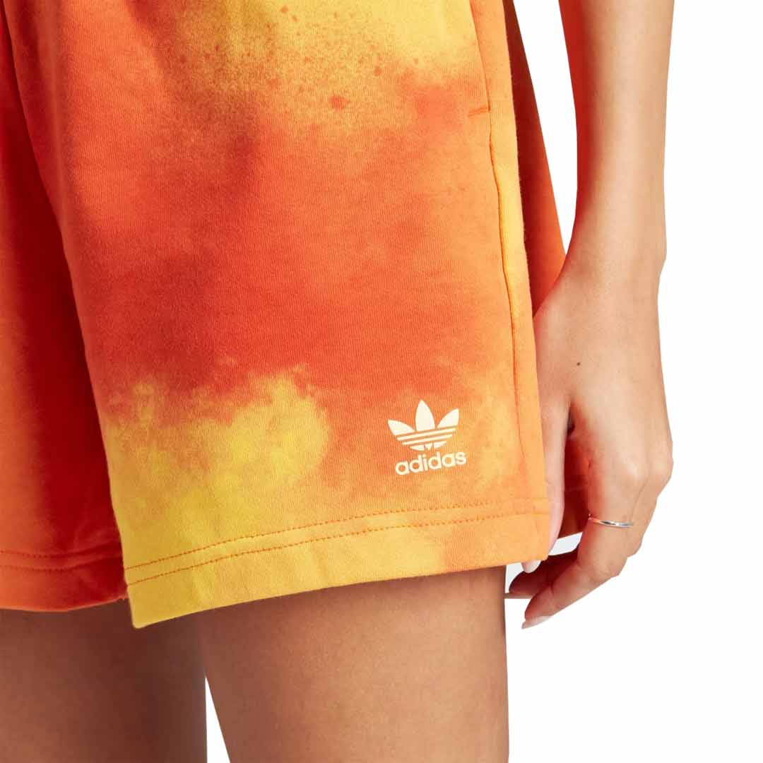 Adidas Women's Colour Fade Jersey Shorts - Breathable Athletic Running Shorts with Moisture-Wicking Fabric (Style IL2428) | Perfect for Gym Workouts, Yoga, and Casual Summer Wear
