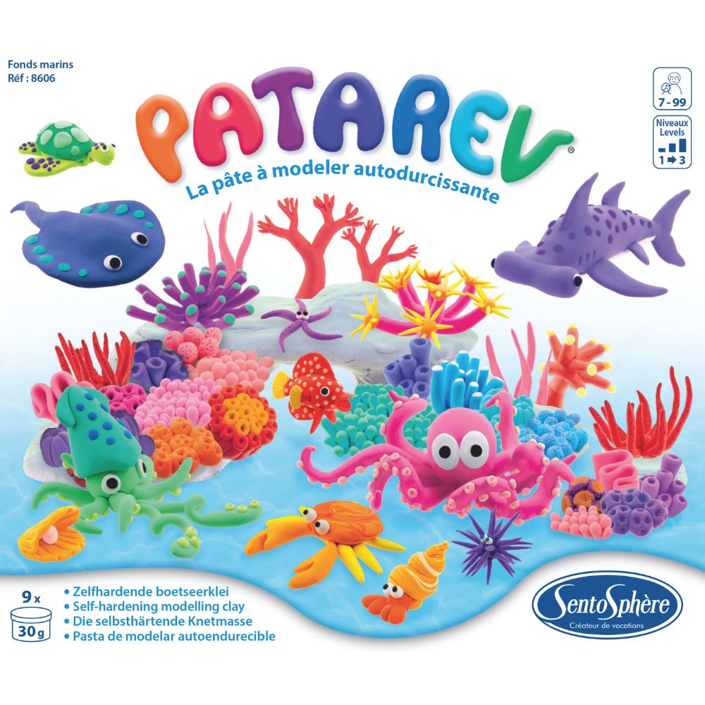 Patarev Coral Reef Air Drying Clay Kit - DIY Modeling Clay for Kids & Adults - Perfect for Arts & Crafts, School Projects, and Home Decor