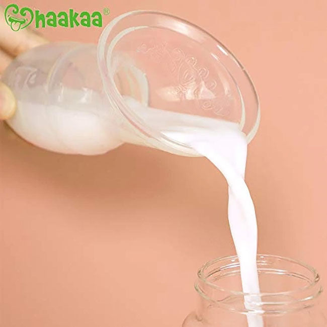 Haakaa 150ml Silicone Manual Breast Pump - Hands-Free, Portable & Comfortable for Nursing Moms - Perfect for Travel, Work & On-the-Go Breastfeeding