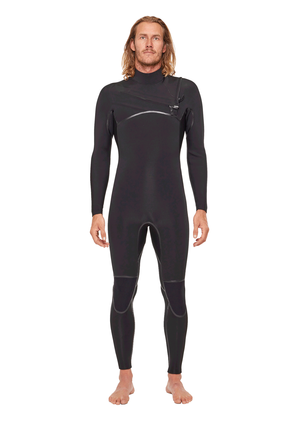 3/2mm Liquid Sealed Thermal Chest Zip Wetsuit for Men & Women - Warm & Flexible Neoprene Diving Suit for Surfing, Scuba Diving & Water Sports