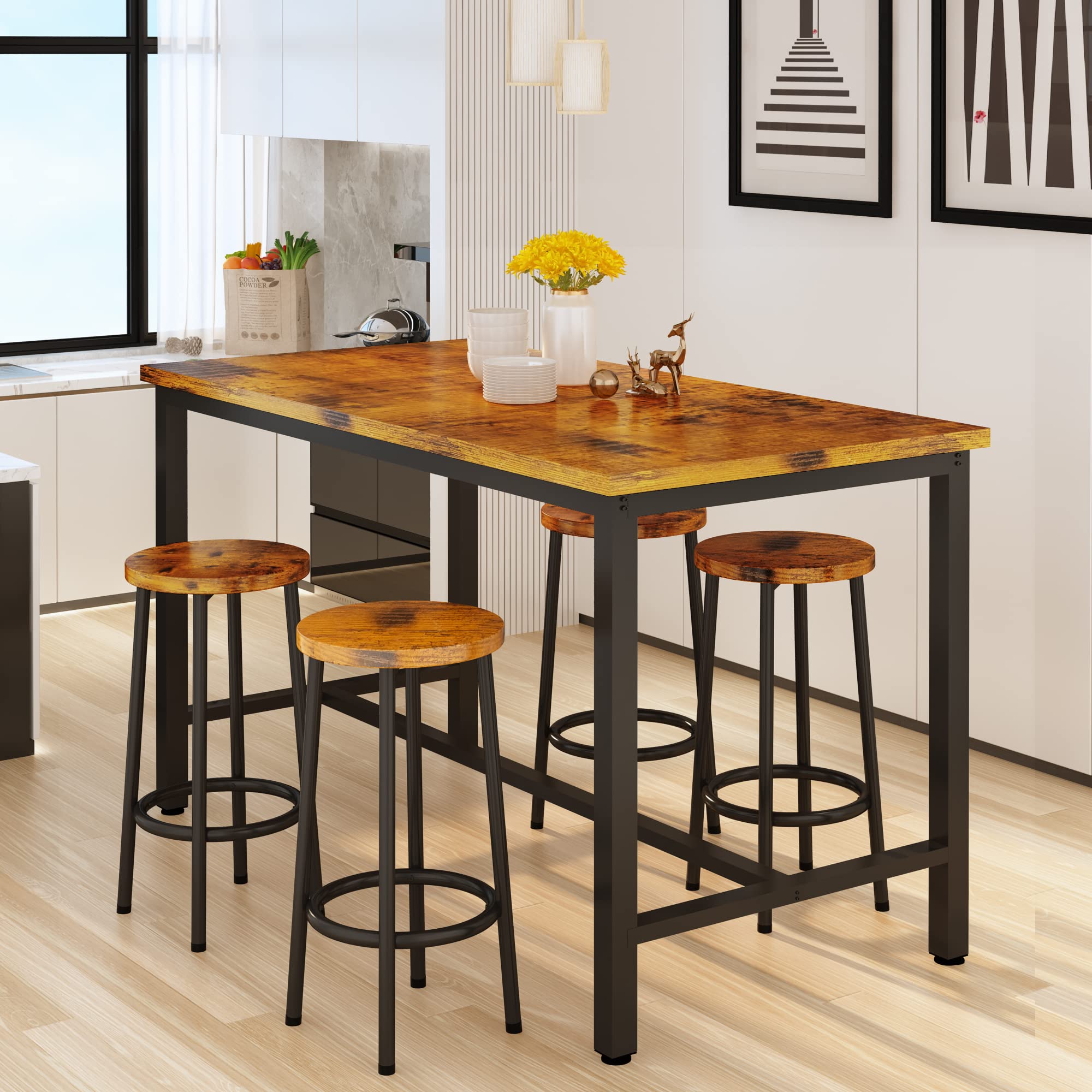 AWQM 5-Piece Bar Table Set - 43.4