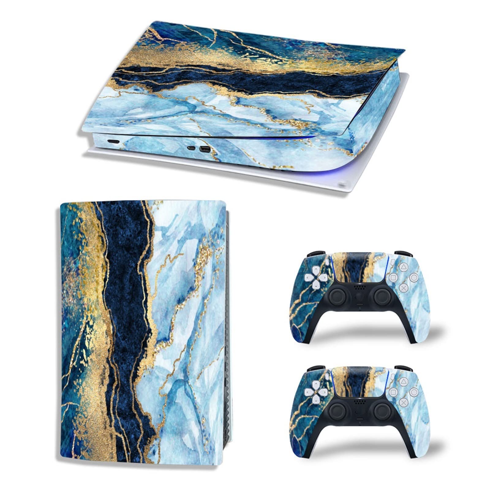 Anime Vinyl Skin Decal for PS5 Digital Edition - Scratch-Resistant Protective Cover for 2 Controllers - Bubble-Free Application (25975) - Perfect for Gaming Setups & Anime-Themed Rooms