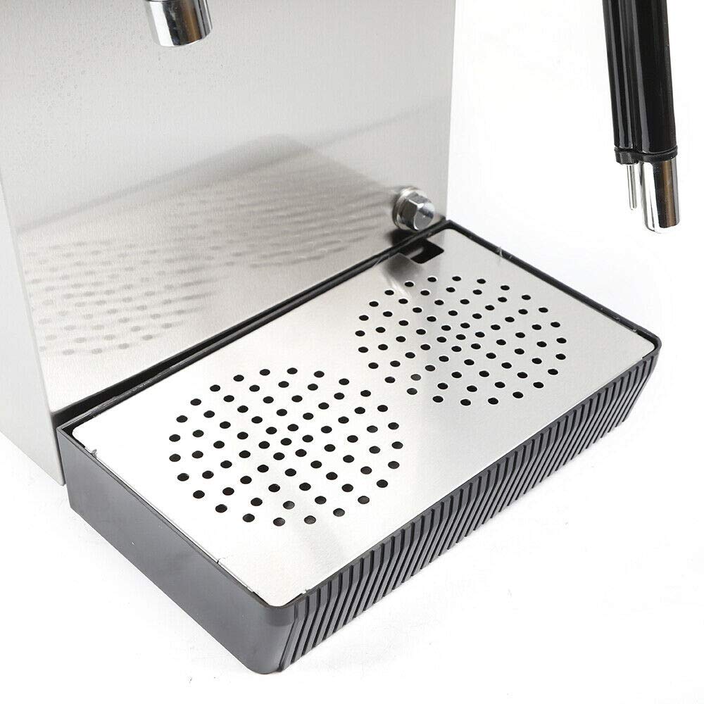 2500W 8L /2.1 Gal Commercial Stainless Steel Milk Frother for Espresso, Coffee, Tea - Perfect for Coffee Shops, Dessert Cafes & Hotels (US Stock) | Fast Milk Frothing & Steaming for Lattes, Cappuccinos & Hot Chocolate