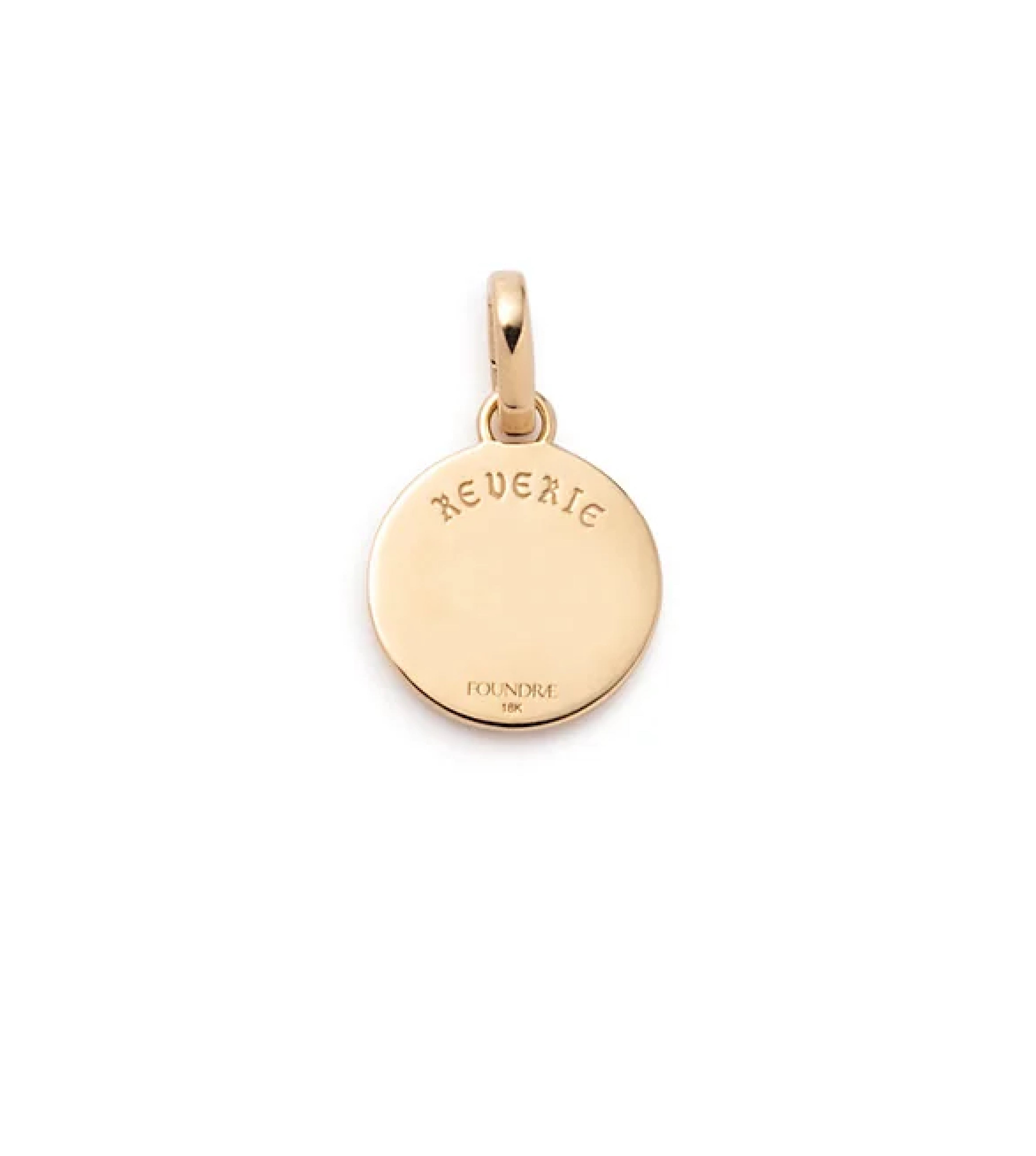 Reverie Baby Medallion with Annex Link - Sterling Silver Baby Necklace for Newborns & Infants - Perfect Christening Gift & Keepsake for Baby Showers & Baptisms