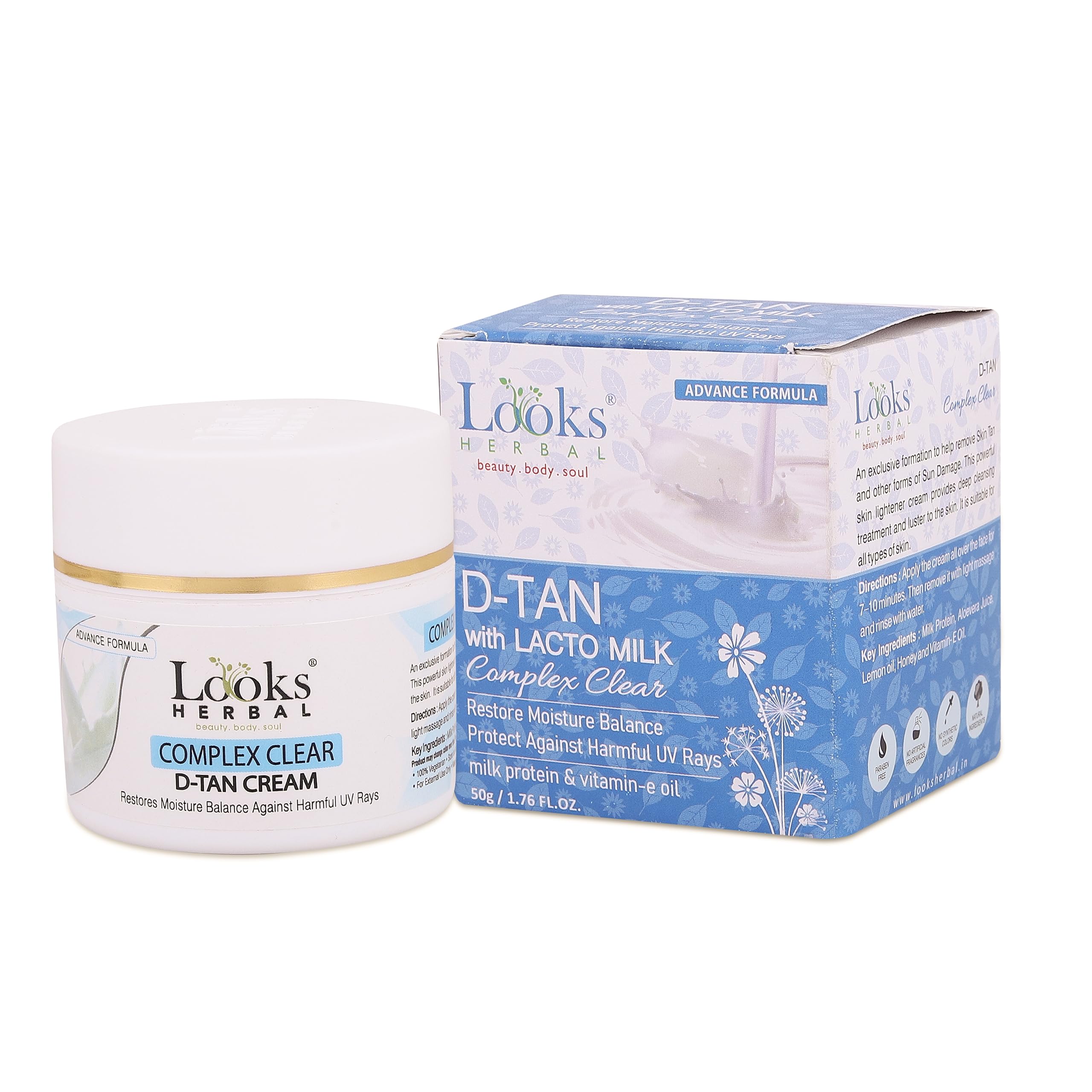 Herbal Face Pack Deep Purifying Cleanser for Glowing Skin - Brightening & Detanning Skincare for Women & Men | Perfect for Daily Face Wash & Spa Treatments