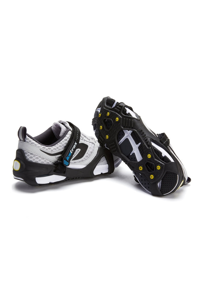 Icetrax V3 Tungsten Ice Cleats with Adjustable Velcro Straps – Secure Traction for Hiking, Winter Walking & Outdoor Adventures