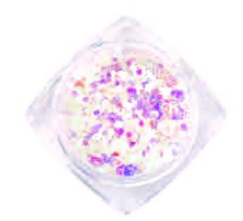COLORFUL NAIL FLAKIES DT12 - Glitter Nail Art Decorations for Manicure & Pedicure - Perfect for DIY Nail Designs, Parties, and Special Occasions