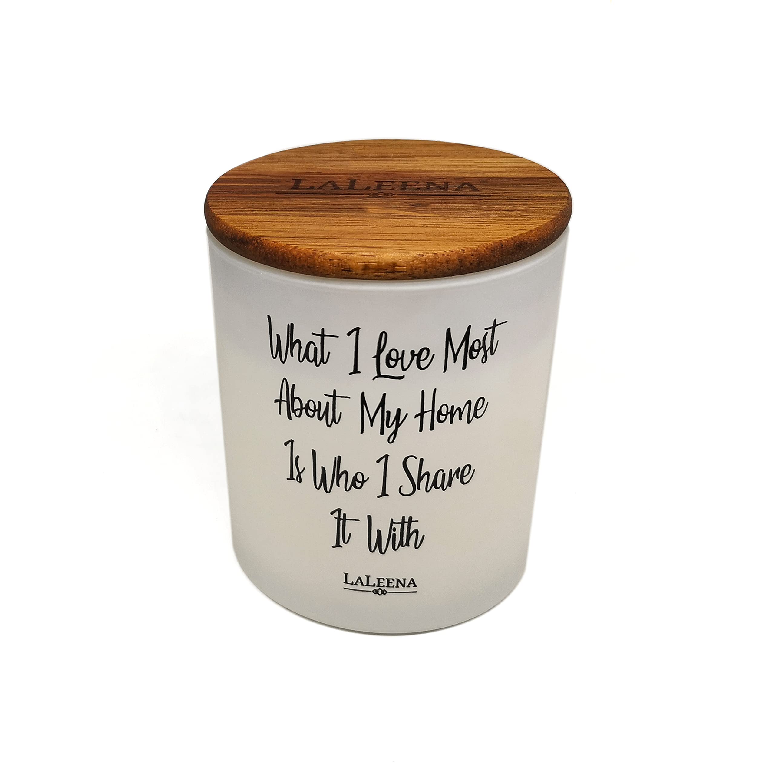 LaLeena 14oz Ocean Breeze Scented Candle - 100% Organic Soy Wax & Fragrance Oil in Glass Jar - Perfect Housewarming Gift for New Home | Relaxing Aromatherapy for Living Room, Bedroom & Bathroom