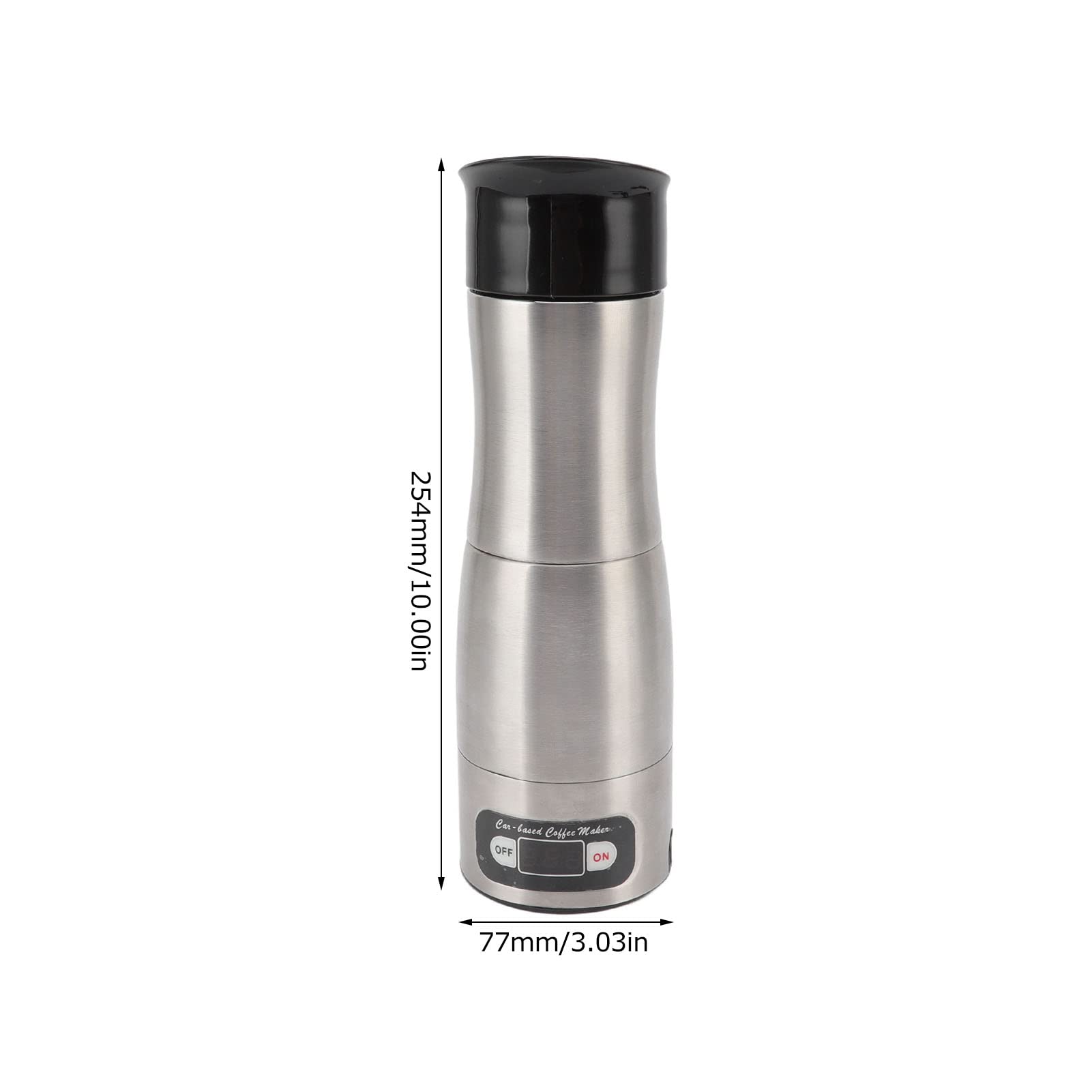 Portable Electric Espresso Maker - Fast Heating 12V/24V Coffee Machine for Car, Truck, Camping, Hiking & Golf | Compact Travel Coffee Maker with Cigarette Lighter Adapter | Perfect for Road Trips, Outdoor Adventures & Office Use