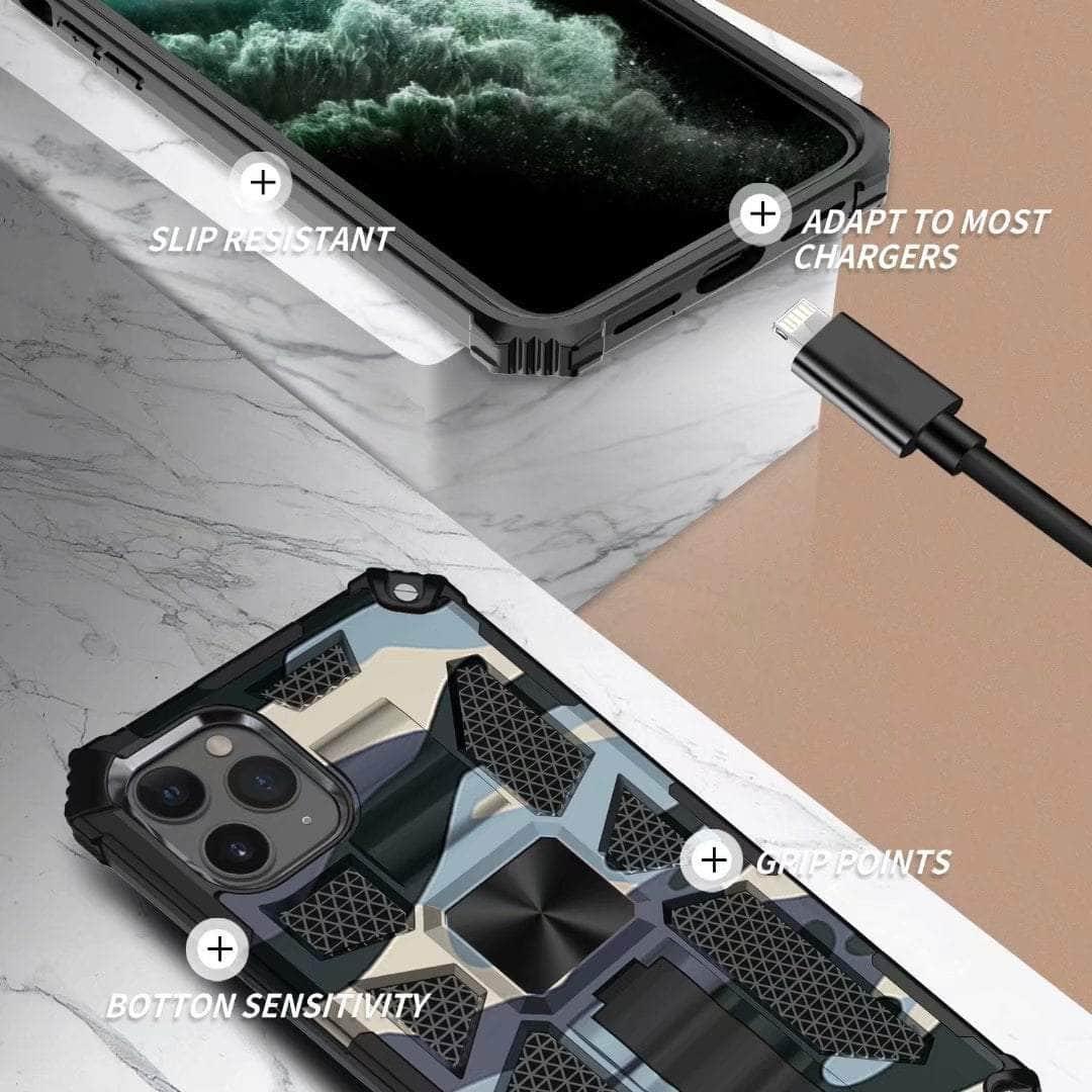 Magnetic Kickstand Case for Samsung Galaxy S23 Plus - Secure Grip & Hands-Free Viewing - Perfect for Work, Travel & Entertainment