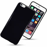 Apple iPhone 6 Plus / 6S Plus Slim Gel Skin Case - Shockproof & Scratch Resistant Protective Cover (Black) - Perfect for Everyday Use, Travel & Outdoor Activities