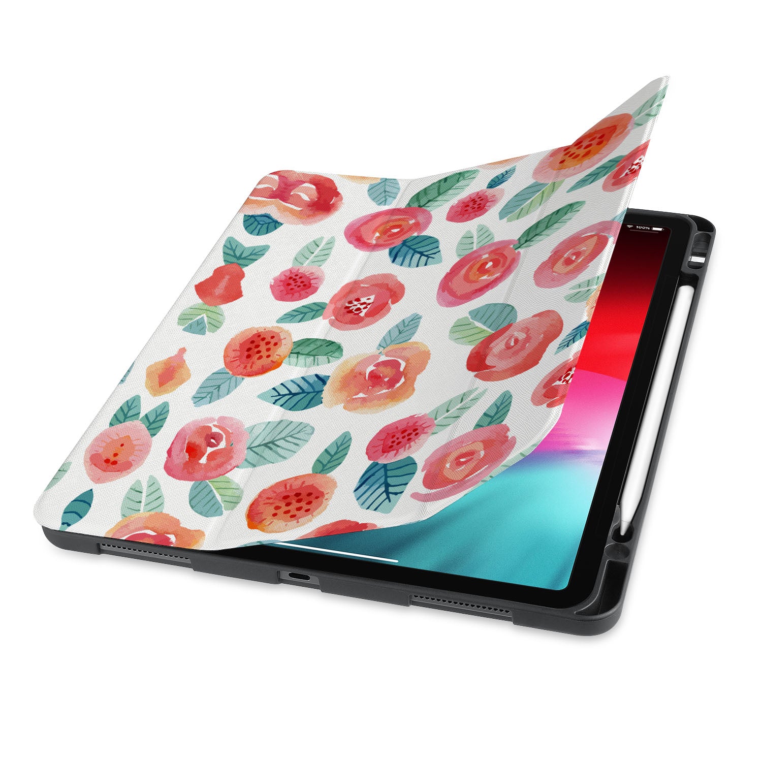 Premium iPad Trifold Case with Auto Sleep/Wake - Rose Gold | Slim Protective Cover for iPad 7th/8th/9th Gen & iPad Air 3 | Perfect for Work, Travel & Home Use