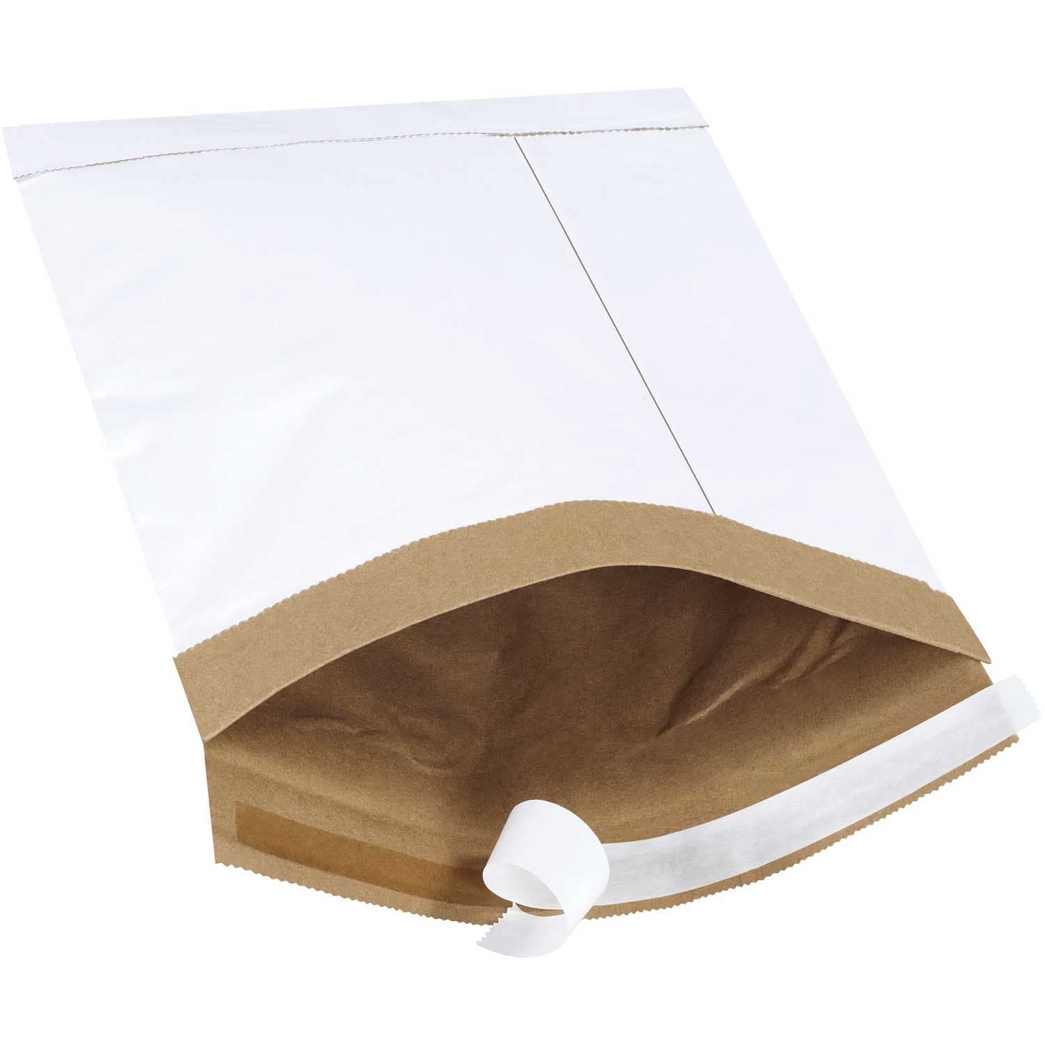 7 1/4 x 12 Inch White #1 Self-Sealing Padded Mailing Envelopes - Perfect for Shipping Small Items, Documents, Jewelry & Ecommerce Packages
