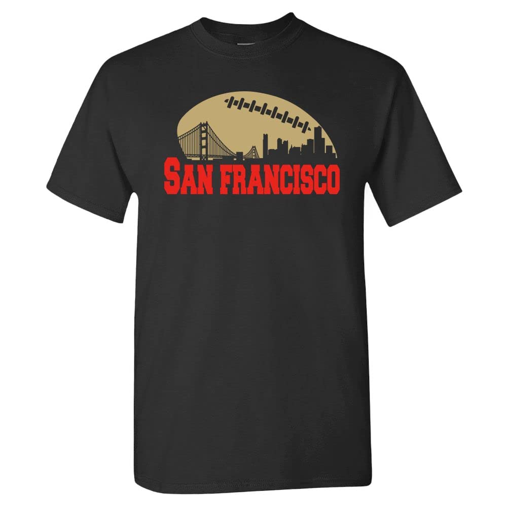 Football City Skyline Men's Fan Apparel - Stylish Sports Jersey for NFL & College Football Games, Tailgating & Casual Wear