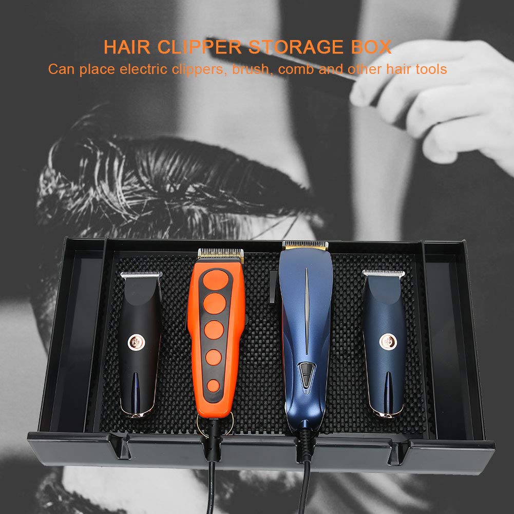 Professional Hair Clipper Storage Box - Durable Organizer for Barber Tools, Hairdresser Supplies & Salon Equipment | Perfect for Barber Shops, Hair Salons & Home Grooming Stations