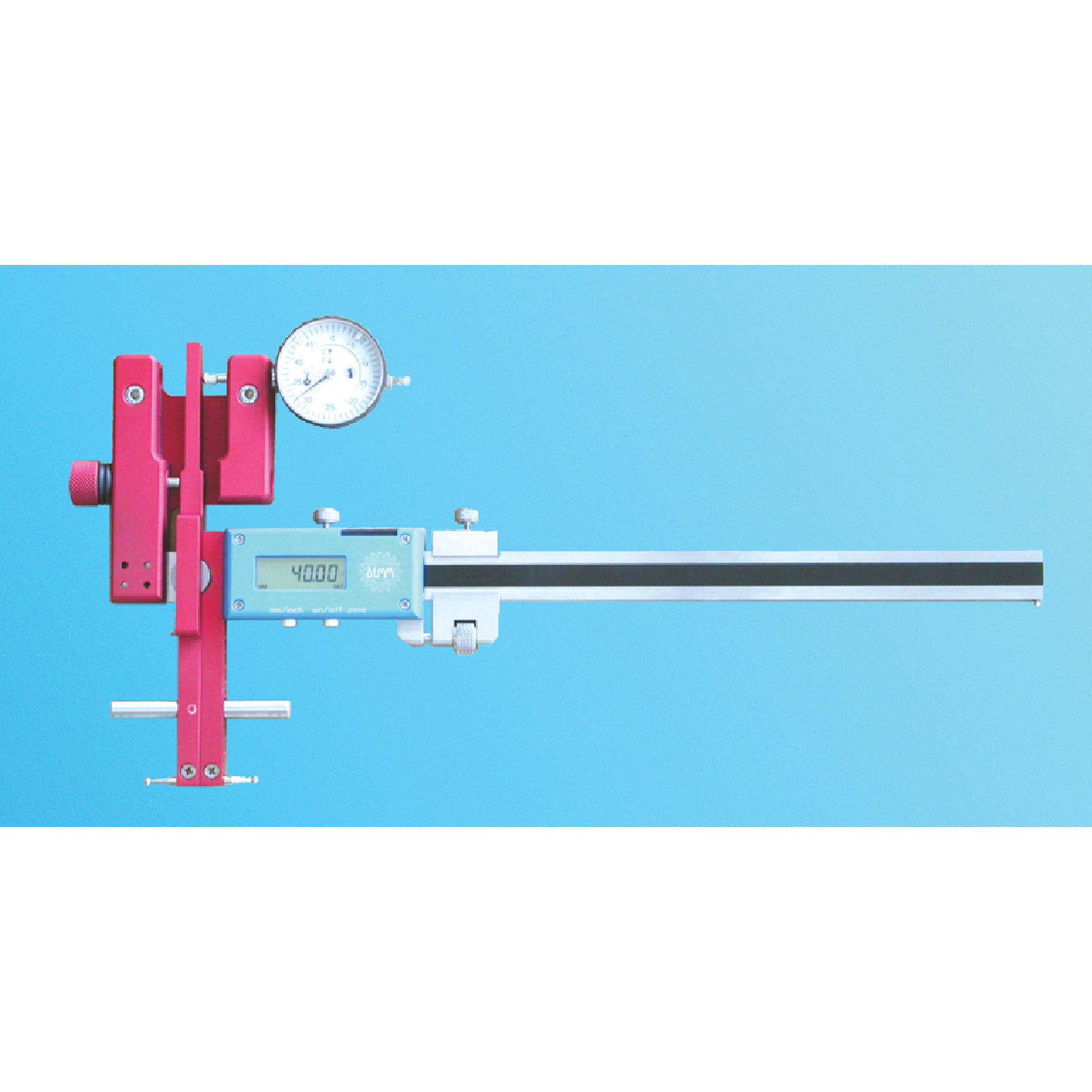 Flexbar DIGI BASCOM Universal Digital Measuring Tool - Precision Measurement for DIY, Construction & Engineering Projects