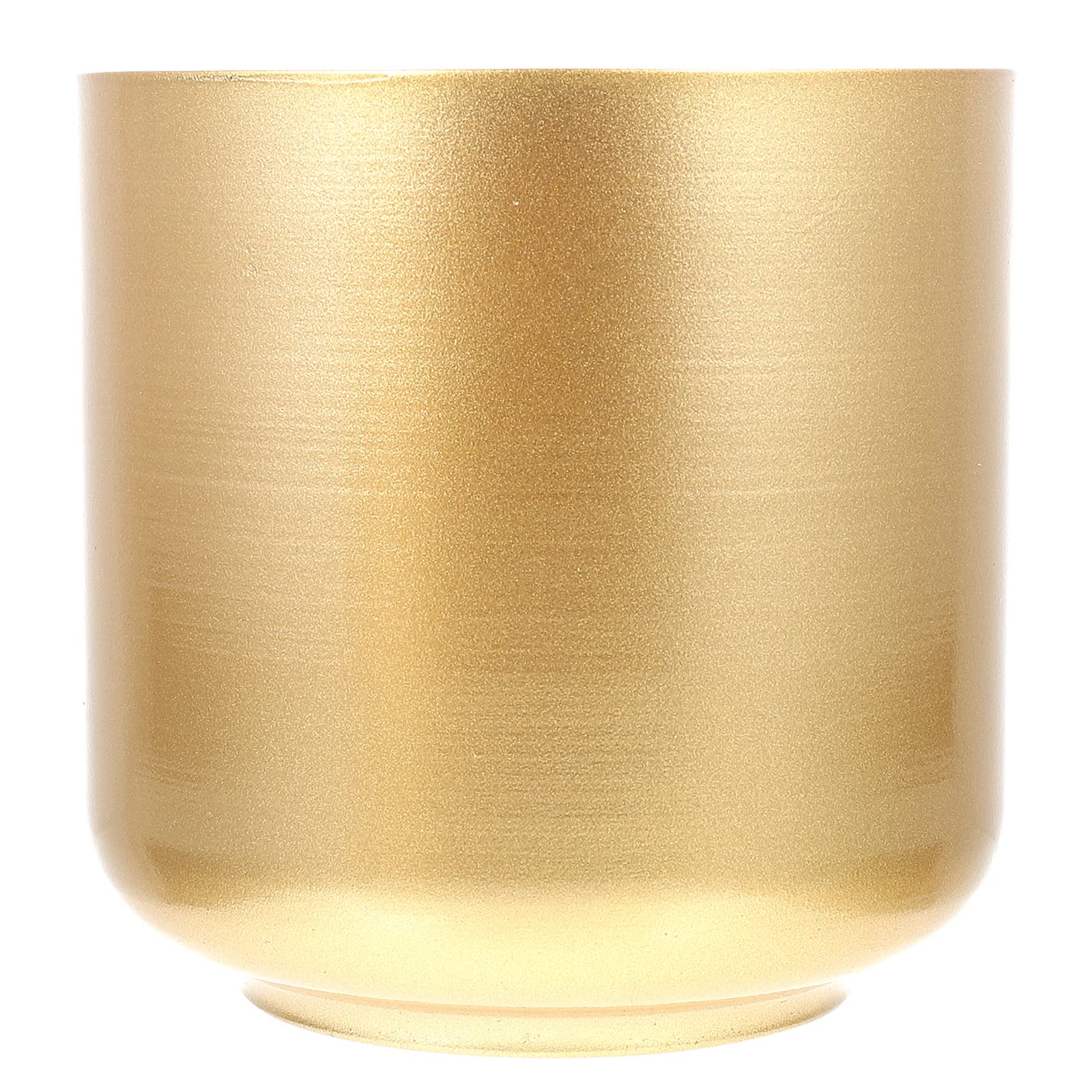 HANABASS Modern Metal Flower Pot - Golden Iron Succulent Planter for Outdoor Plants | Durable Garden Decor for Patio, Balcony & Home Decor