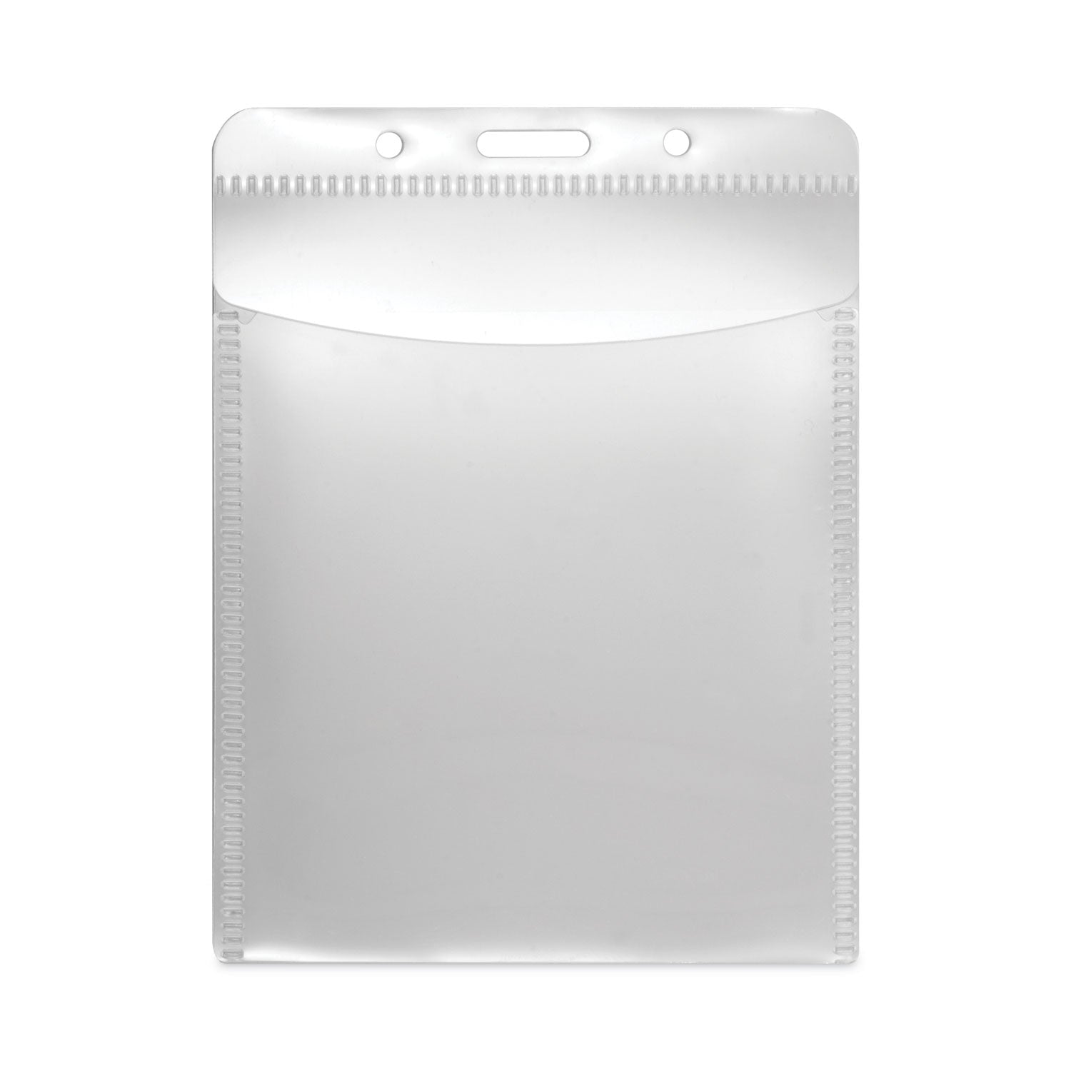 PVC-Free Vertical Badge Holders - Clear 3.5