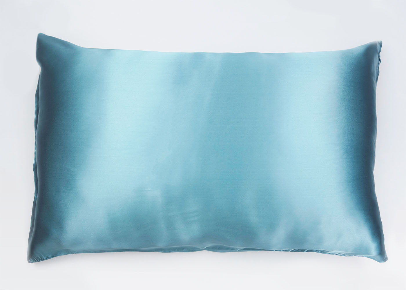 100% Pure Mulberry Silk Pillowcase with Zipper Closure - 16 Momme Grade for Hair & Skin Care - Perfect for Anti-Aging, Reducing Wrinkles & Bedroom Luxury (Queen Size, White) - Ideal for Beauty Sleep & Home Spa Experience
