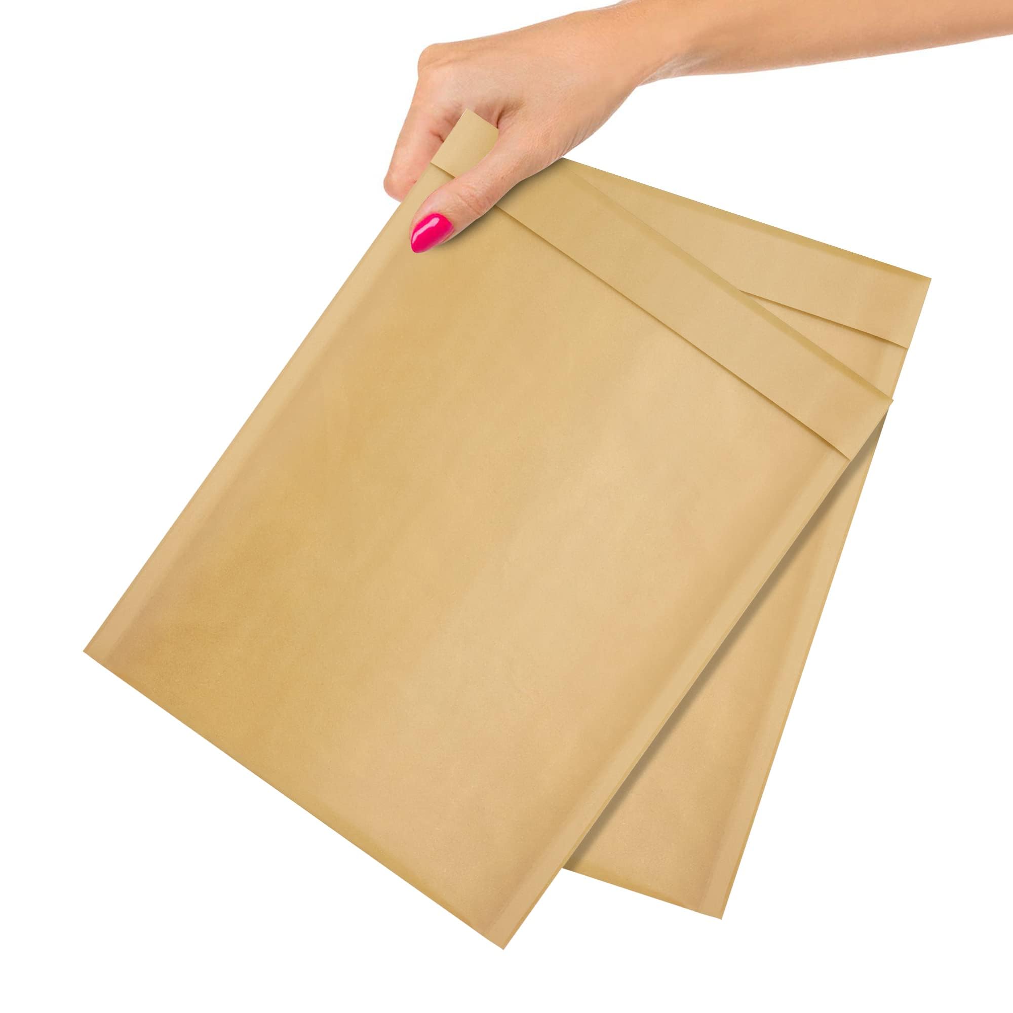 ABC Brown Kraft Bubble Mailer Envelopes 9.5x13 Inch - 200 Pack Padded Shipping Mailers, Water-Resistant Protective Packaging for Jewelry, Cosmetics, Small Business & Ecommerce Shipping - Perfect for Amazon, eBay, Etsy Sellers