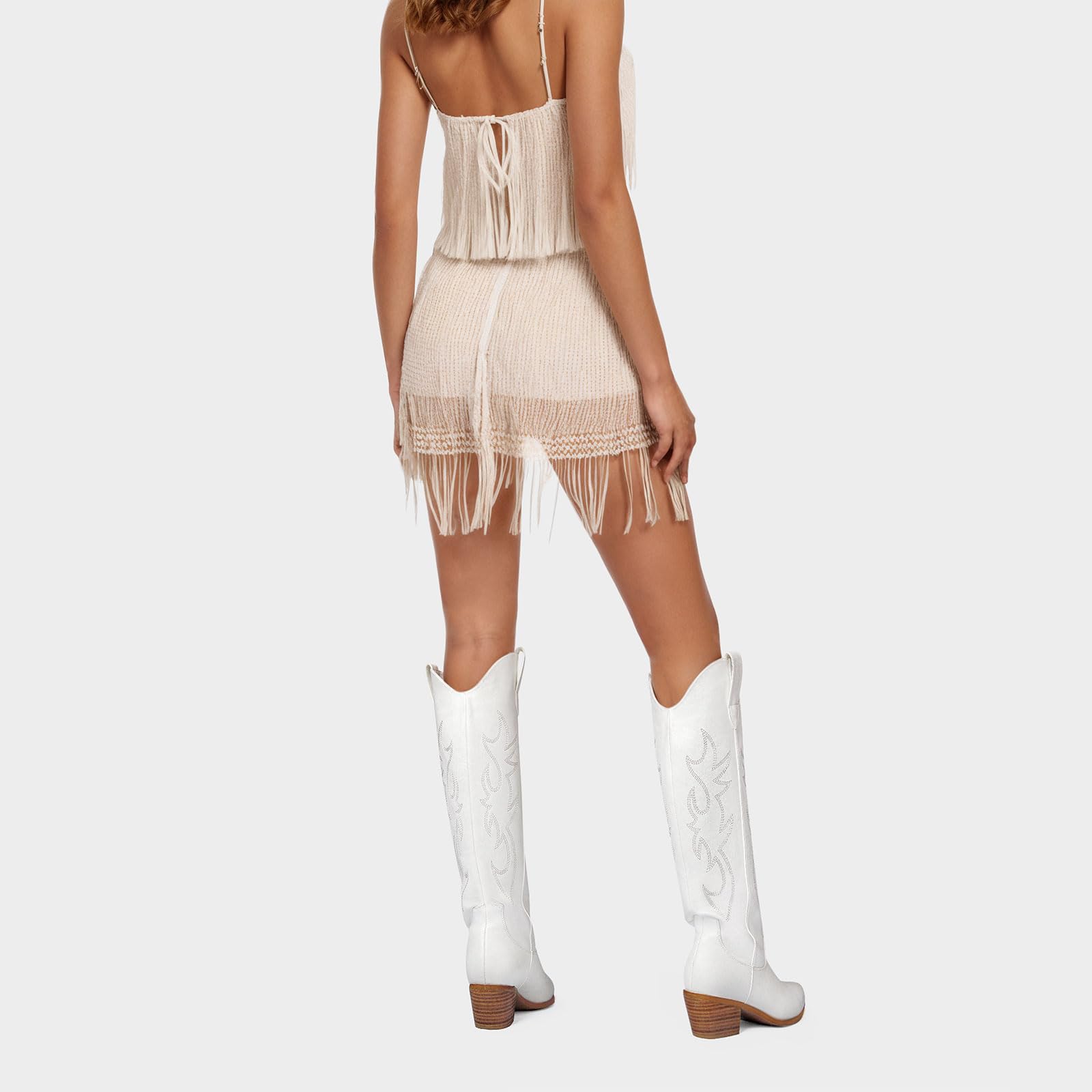 Women's Cowboy Boots Knee High Western Boots - Embroidered Pointed Toe Cowgirl Boots with Chunky Heel | Perfect for Country Music Festivals, Rodeo Events & Western Fashion