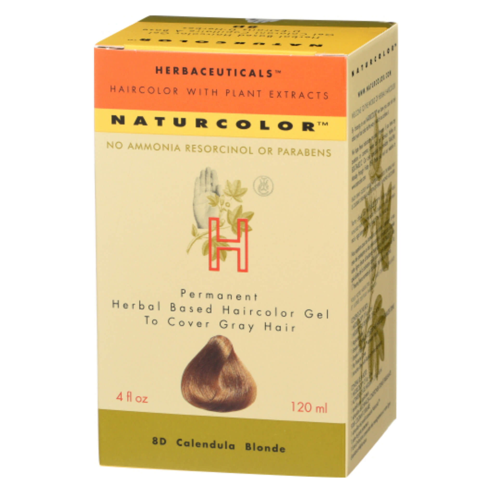 Natural Herbal Hair Color Gel for Women & Men - Ammonia-Free, Chemical-Free Hair Dye with Organic Ingredients | Perfect for At-Home Hair Coloring & Gray Coverage