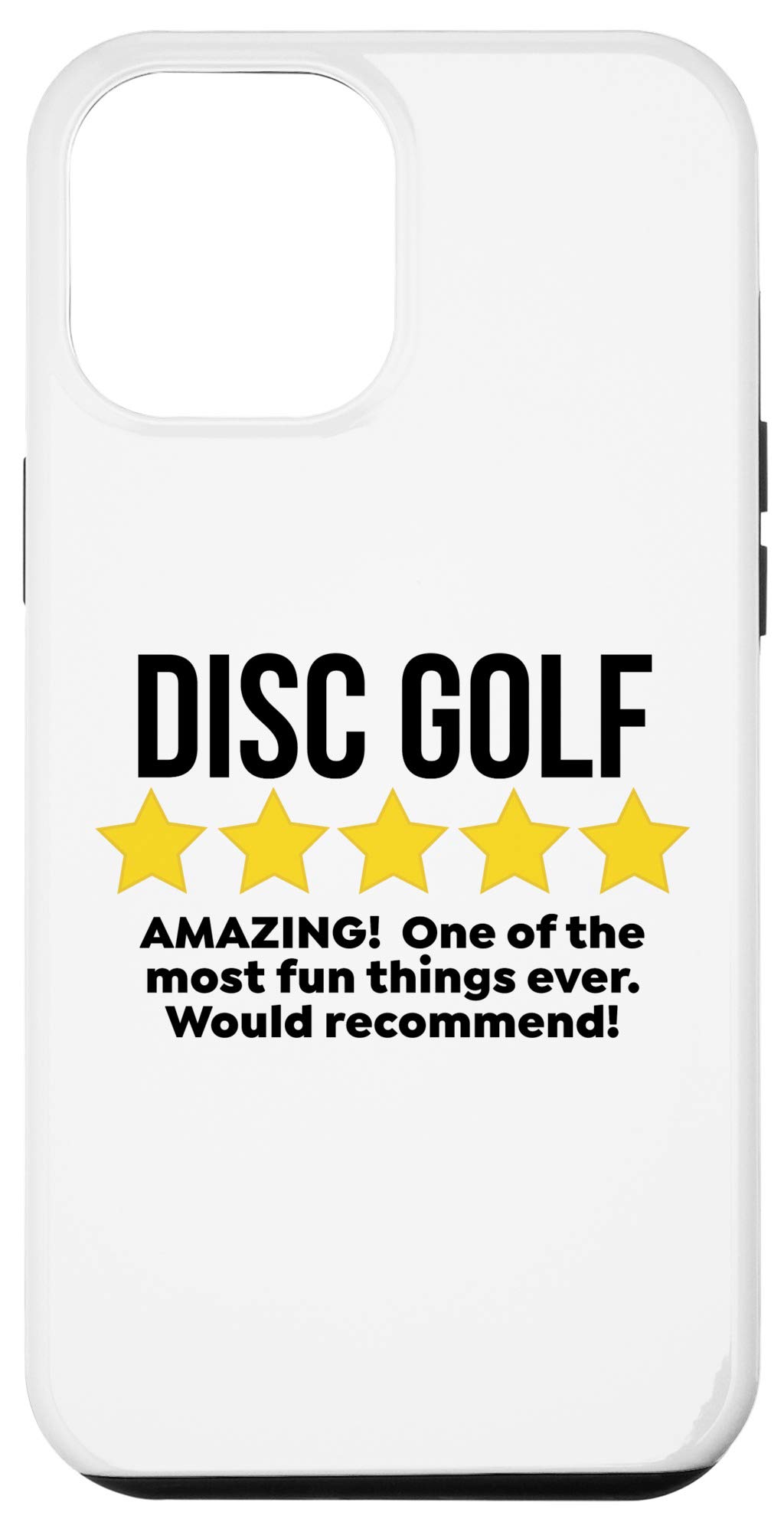 iPhone 12 Pro Max Case - Funny Disc Golf Design - Perfect Gift for Golfers | Durable Protective Cover for Everyday Use & Sports Activities