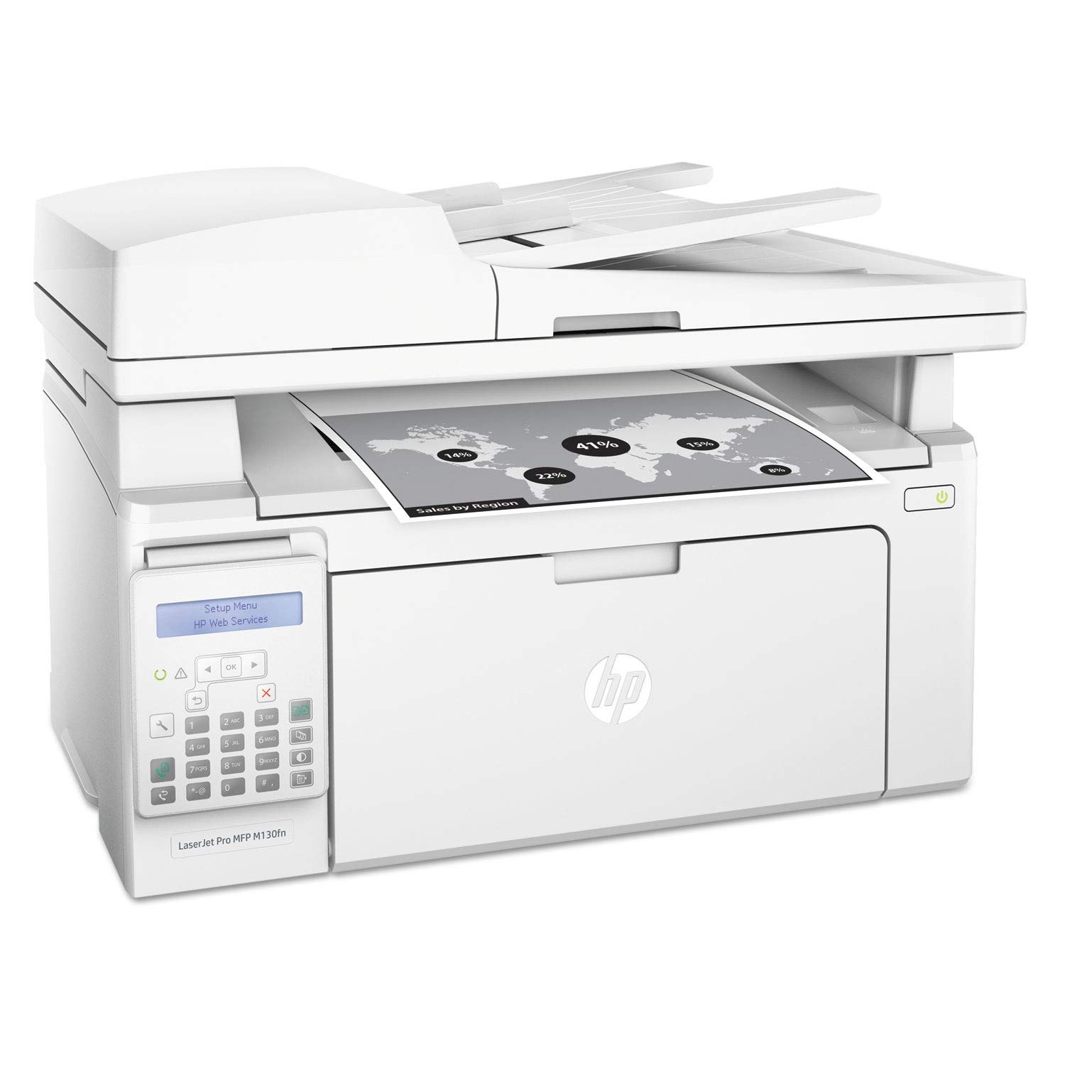 HP LaserJet Pro M130fn Wireless All-in-One Laser Printer with Copy, Scan, Fax - Fast Printing for Home & Office Use