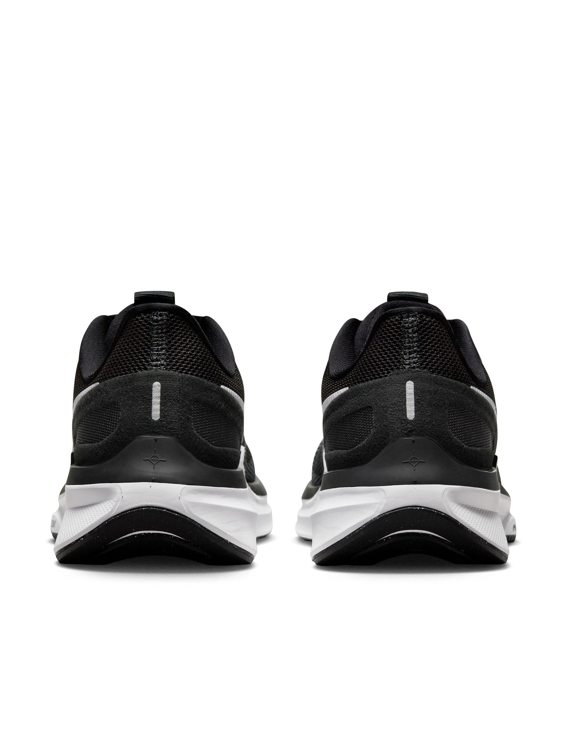 Structure 25 Running Shoes for Men & Women - Black/Dark Smoke Grey/White - Lightweight Athletic Sneakers for Jogging, Gym Workouts & Casual Wear