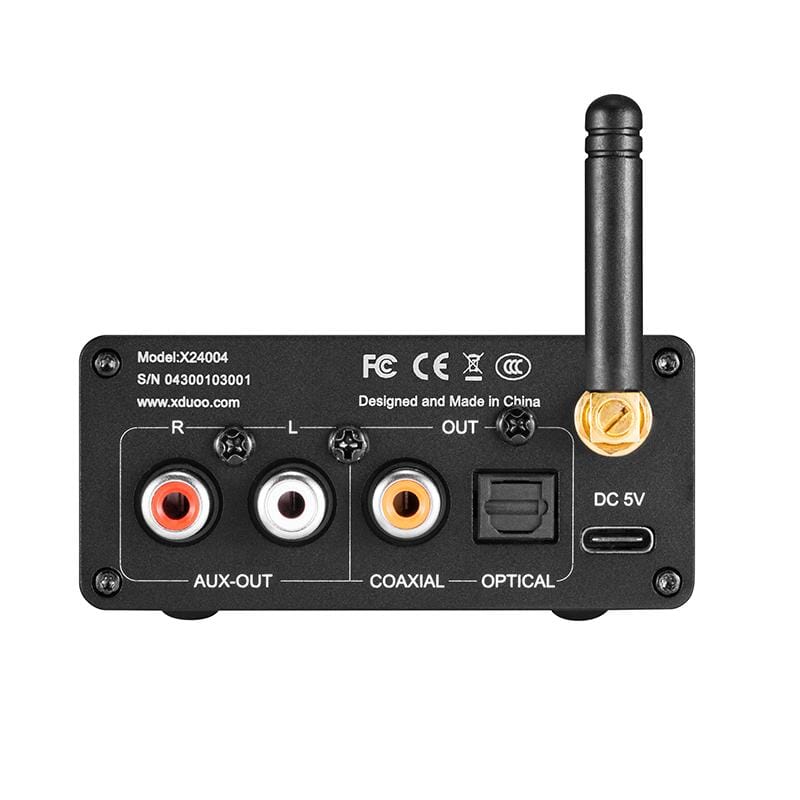 xDuoo XQ50 Pro2 Bluetooth 5.1 DAC Audio Receiver Converter - HiFi Digital to Analog Converter for PC, Smartphone & Home Audio System - Perfect for Music Streaming, Gaming & Studio Monitoring