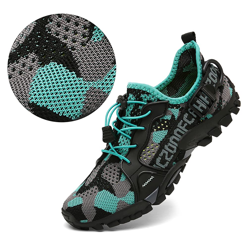 **Men's & Women's Water Shoes - Quick Drying Aqua Shoes for Hiking, Beach, Travel, Trekking & Walking - Lightweight Outdoor Sneakers for Swimming, Surfing & Water Sports**