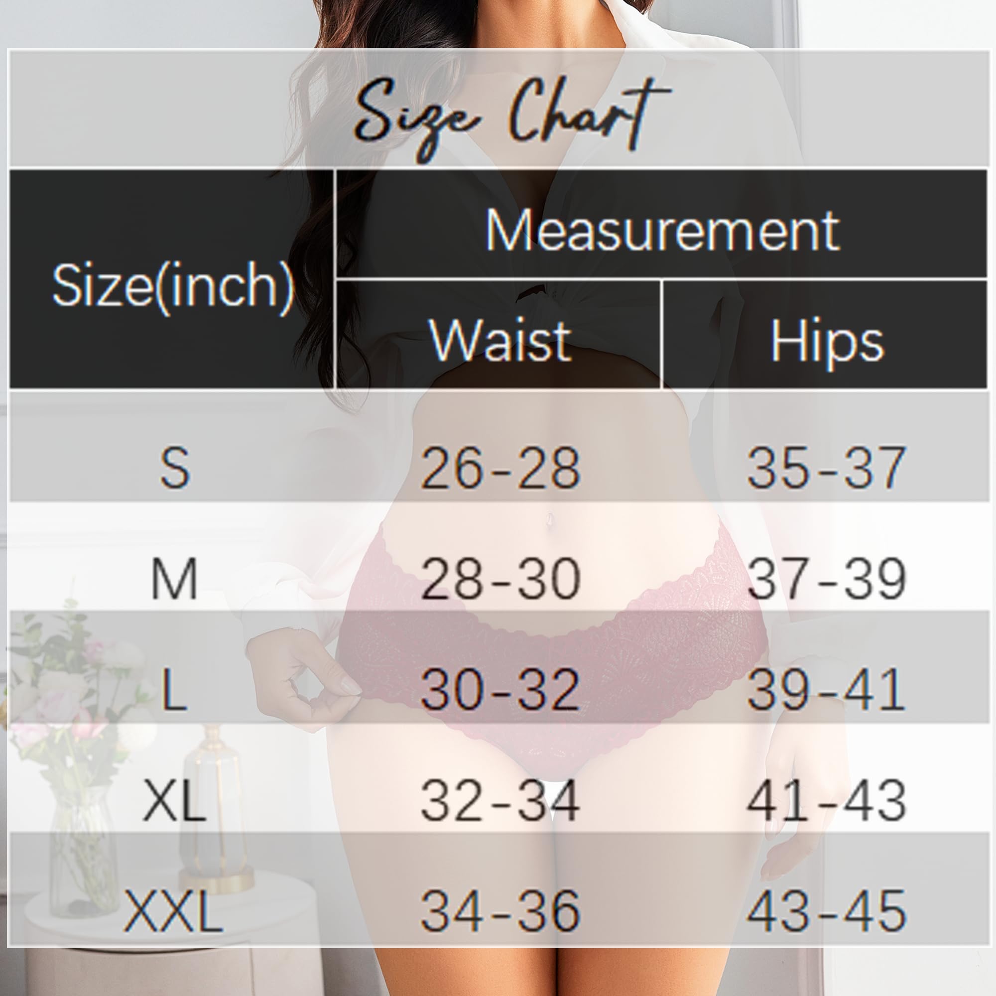 Avidlove Women's Lace Underwear Set - Sexy Hipster Panties & Low Waist Thong - 1/3 Pack S-XXL - Comfortable Daily Wear & Special Occasion Lingerie