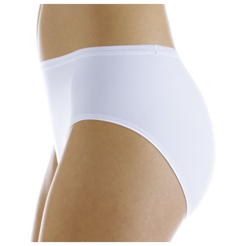 3-Pack Hush Hush Women's Seamless Light Absorbency Panties White 1X - Reusable Incontinence & Period Underwear for Comfort & Protection - Perfect for Daily Wear, Postpartum, Light Bladder Leaks & Menstrual Care