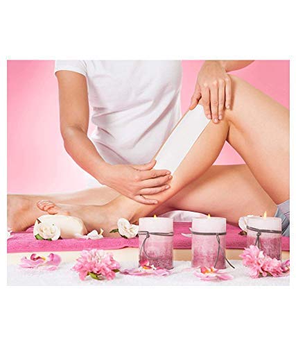 Be Unique Care Wax Strips for Women - 140 Face Waxing Strips with Steel Knife Spatula & Cleansing Sponge (3-Piece Combo) - Perfect for Smooth Skin at Home or Salon