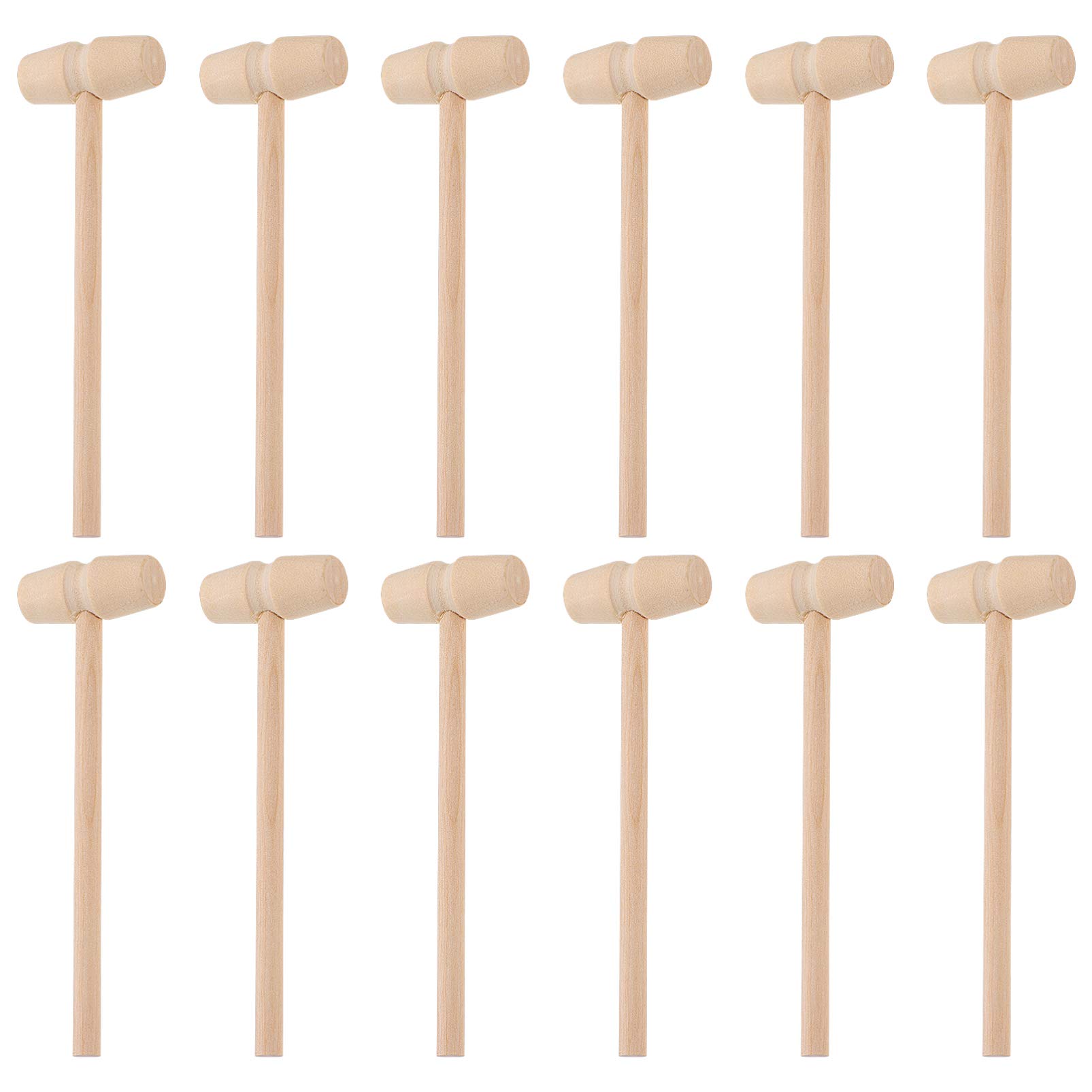 Toddmomy 30Pcs Mini Wooden Hammer Toy Set - Educational Pounding Mallet for Kids, Boys & Girls - Perfect for Early Learning, Hand-Eye Coordination & Pretend Play