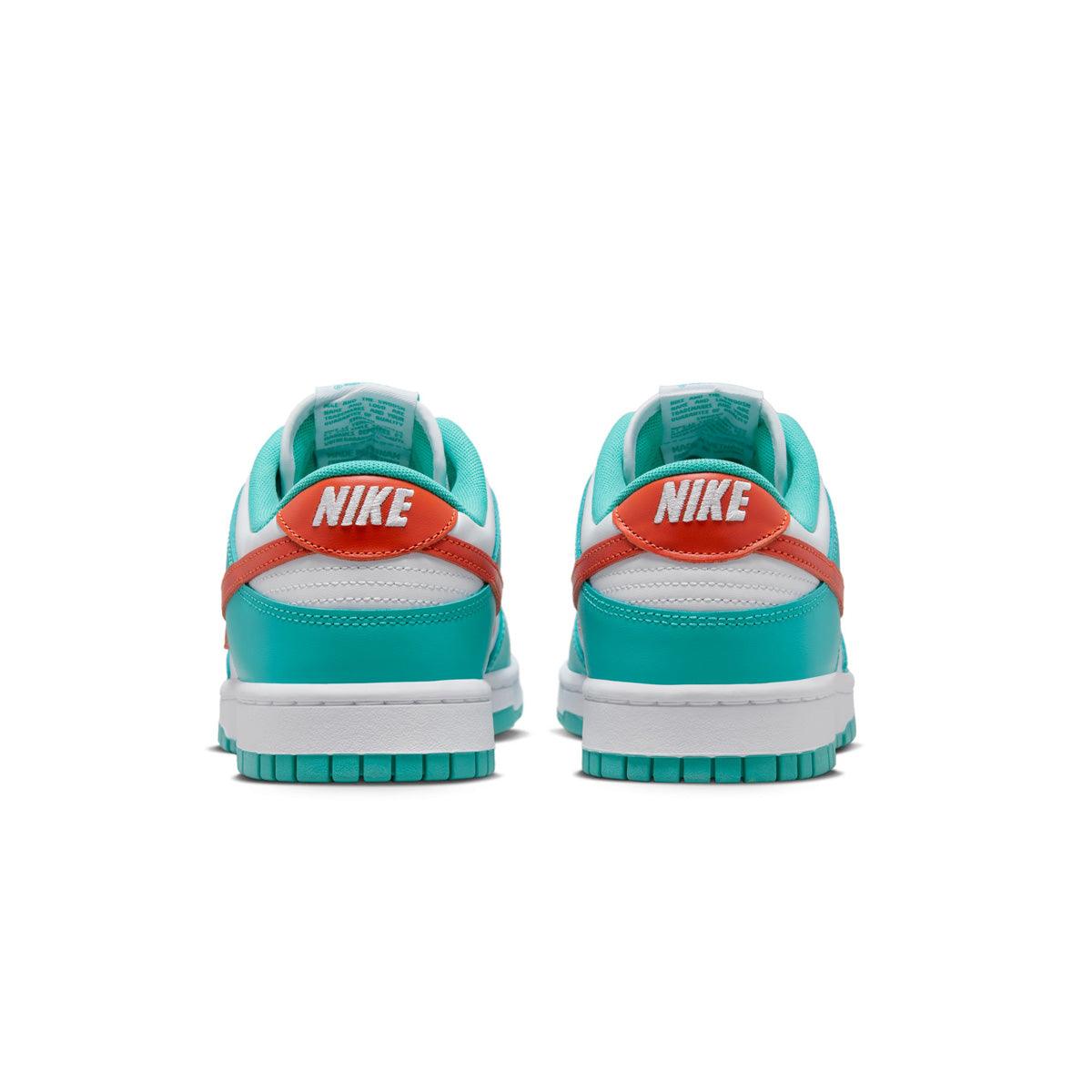 Nike Dunk Low Retro 'Miami Dolphins' Sneakers - Men's Basketball Shoes for Casual Wear & Street Style Fashion