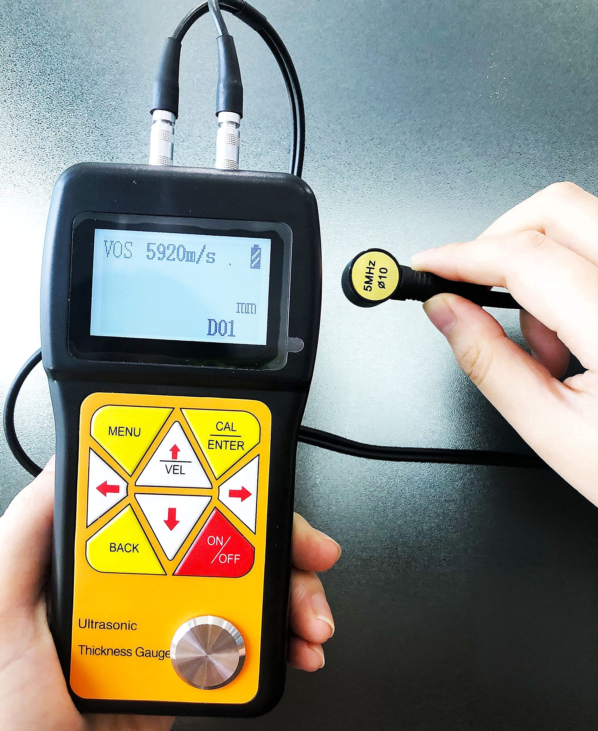 Ultrasonic Thickness Gauge Meter - 0.75-600mm/0.03-23.62