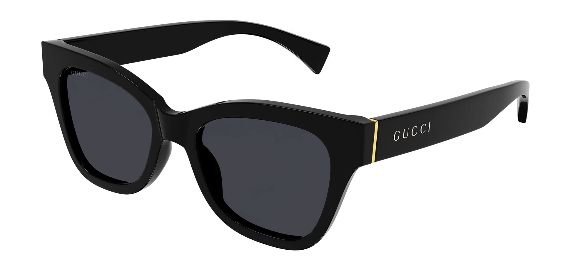Gucci Women's Essential Sunglasses - Classic Black & Grey UV Protection Shades for Women | Perfect for Beach, Driving & Outdoor Activities