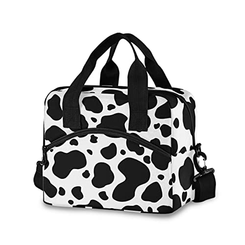 Black and White Cow Spots - shoulder