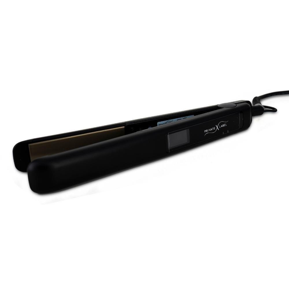 Professional Titanium Flat Iron for Hair Styling - Ultra-Smooth & Frizz-Free Results - Perfect for Salon, Home Use & Travel