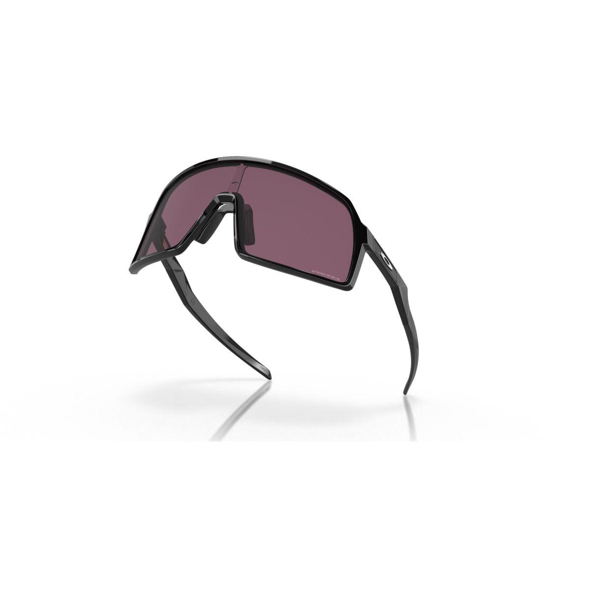 Oakley Sutro S Sunglasses - Polished Black Frame with Prizm Road Black Lenses (Model 0OO9462 946201) - Ideal for Cycling, Running & Outdoor Sports