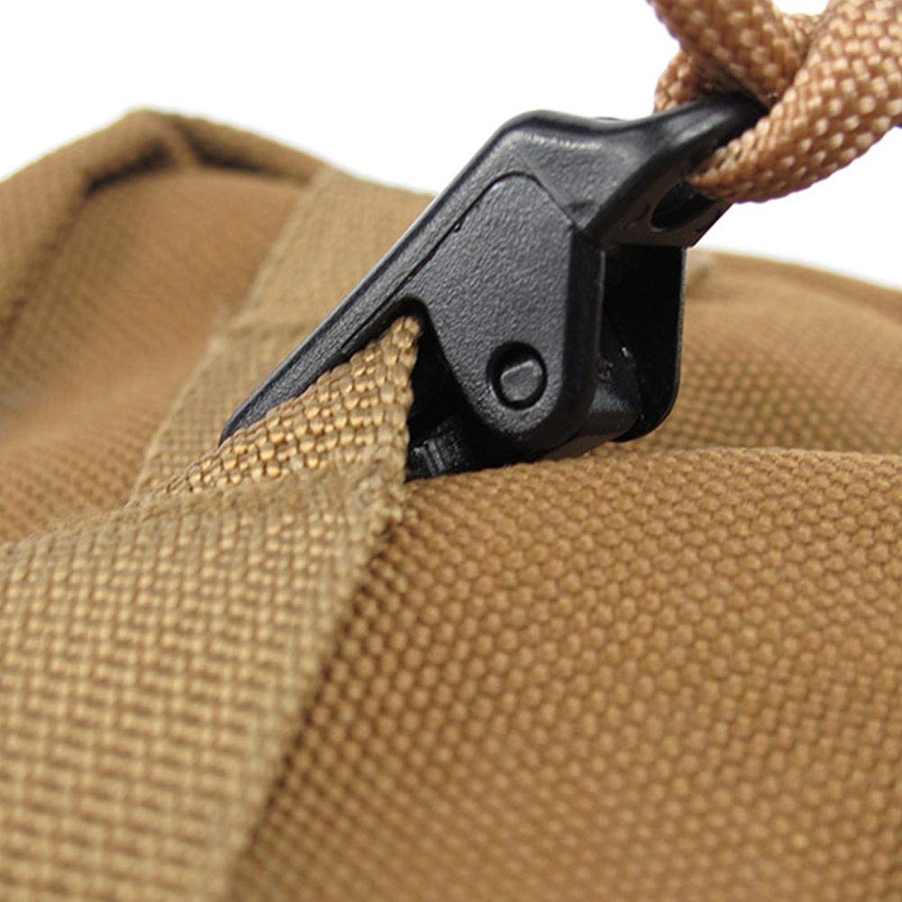 10PCS Snap Hanger Tightening Tool with Umbrella Rope Clips - Easy Install for Canopy & Outdoor Tent - Perfect for Camping, Picnics, and Beach Shades