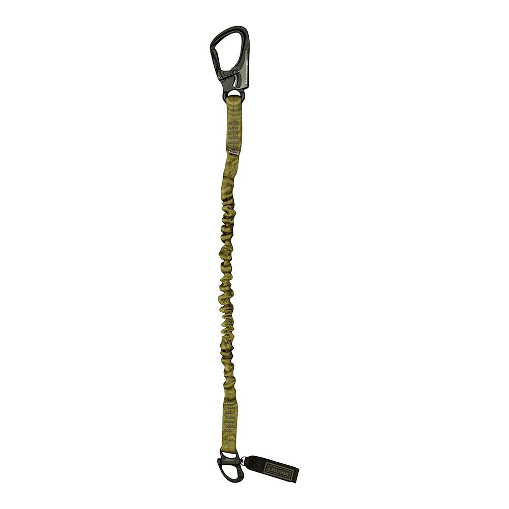 Fusion Climb Safety Lanyard with Snap Hook & D-Ring Shackle - Adjustable Fall Protection for Construction, Roofing & Climbing | OSHA Compliant Personal Safety Gear