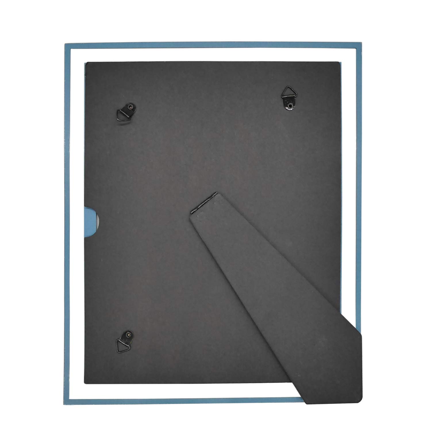 8x10 Picture Frame Set - 2 Pack Glass Wall & Tabletop Display for Photos