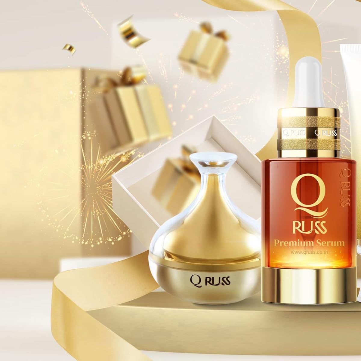Moisture Nourish Smooth Skin Light Texture Korean Girl QRussQAura Cream France 20g/Box Set 8 - Daily Hydration & Night Care for Glowing Skin