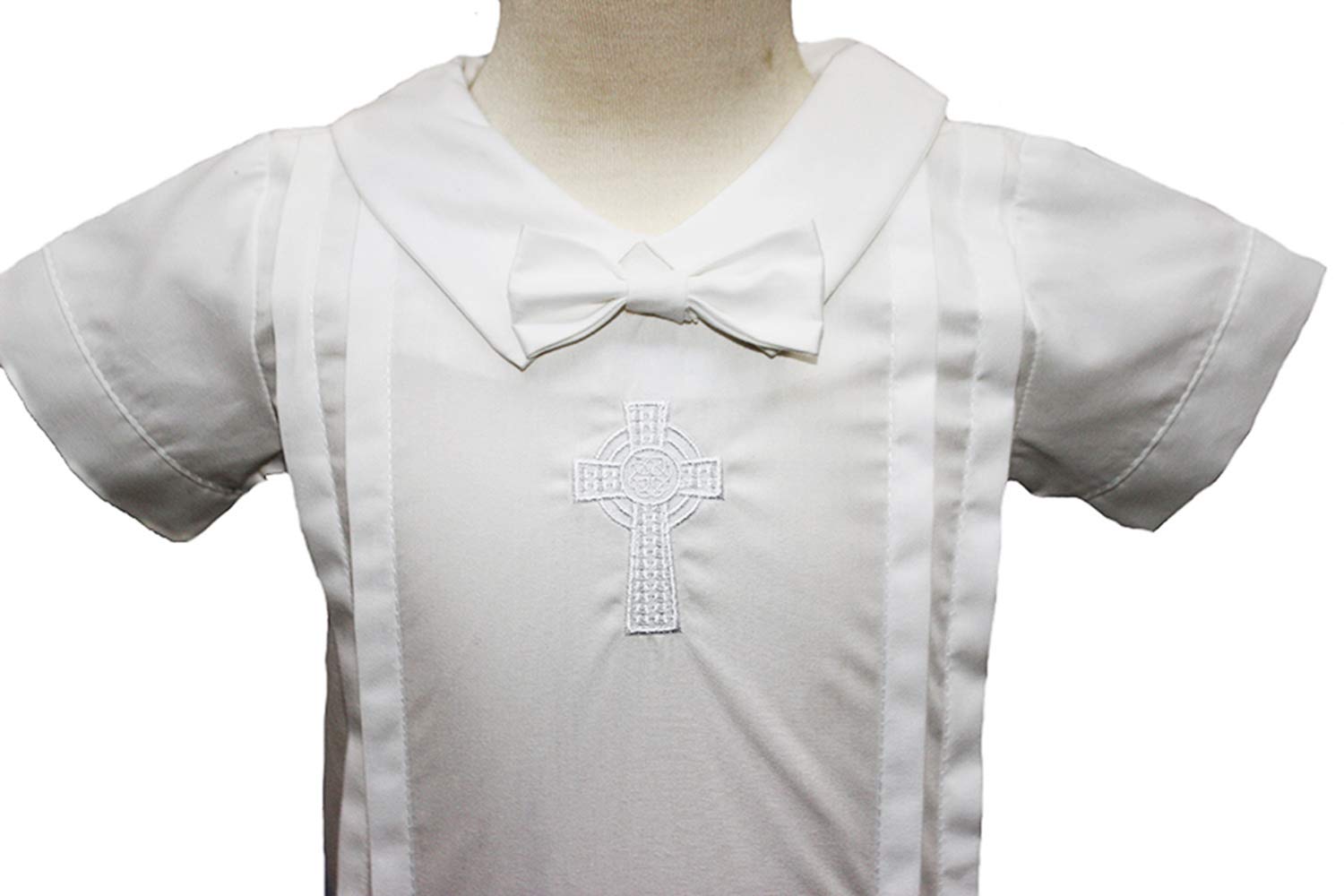 Baby Boy Baptism Outfits - Christening Cotton Onesie Set for Infants | Perfect for Church Ceremonies, Christenings & Special Occasions