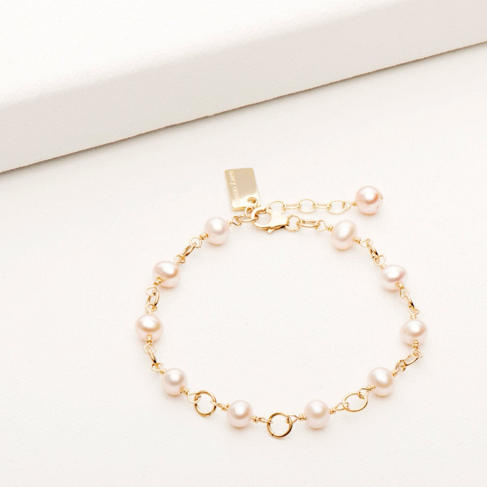 Elegant Pearl Freefall Bracelet for Women - Perfect for Weddings, Parties & Everyday Wear