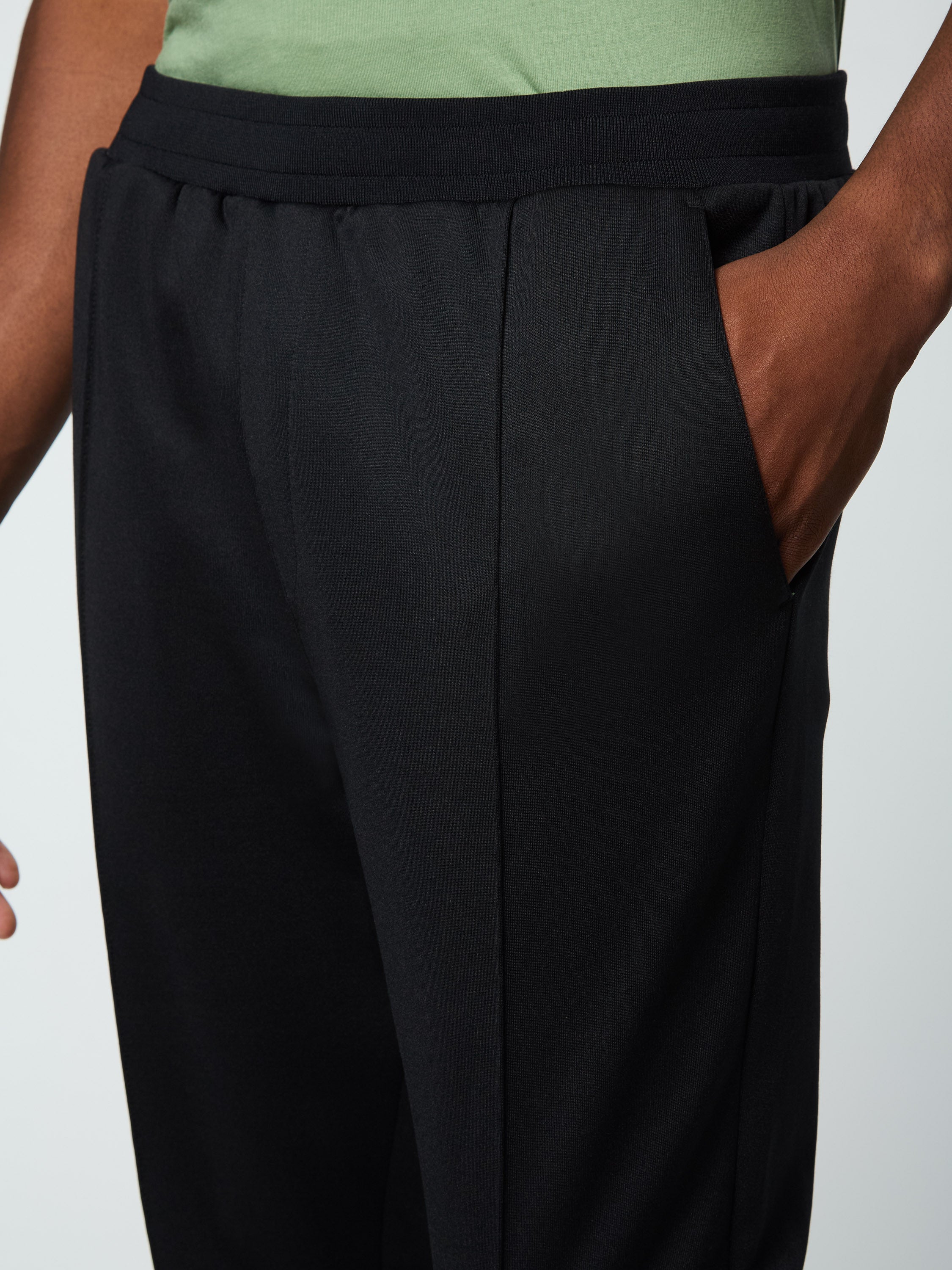 Rimini Track Pant - Black Beauty | High Waisted Yoga Pants for Women | Perfect for Running, Gym Workouts & Lounge Wear